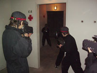 indoor bunker - room clearing